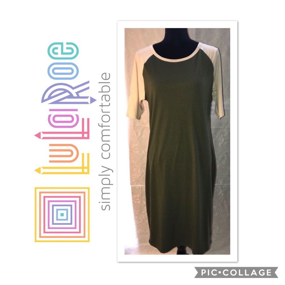 LULAROE above elbow sleeve Jersey Dress